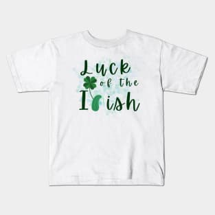 Luck of the Irish | Cochlear Implants | St Patrick's Day Kids T-Shirt